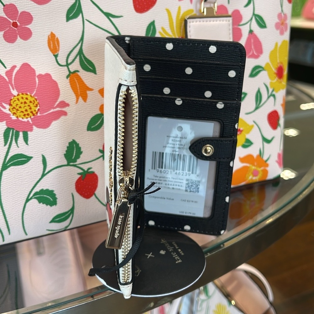 Kate Spade Disney X Kate Spade New York Minnie Small Slim Bifold Wallet

NWT - Picture 8 of 16